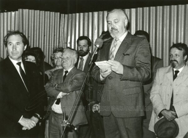 Veřejný projev při zahajovací ceremonii večer 30. dubna 1986.