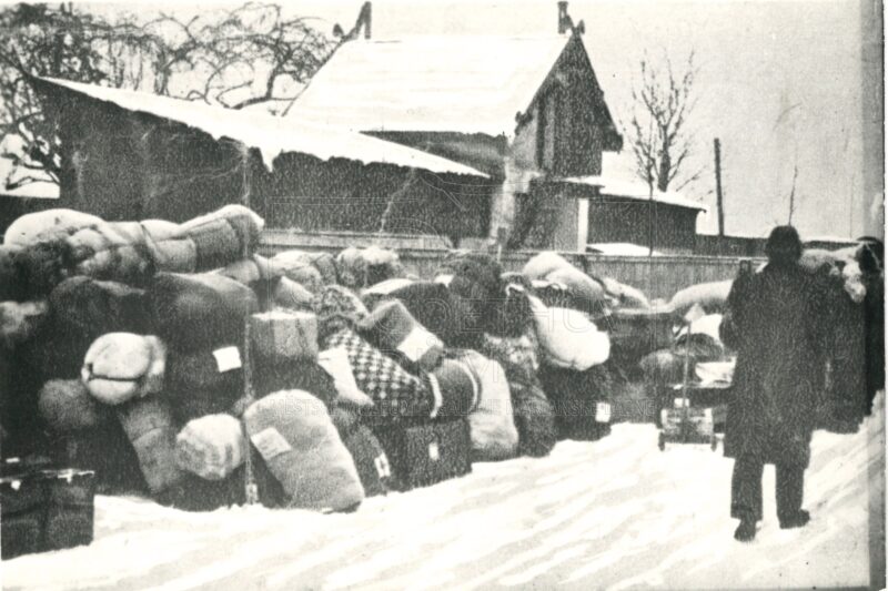 Odsun německých obyvatel v roce 1946.