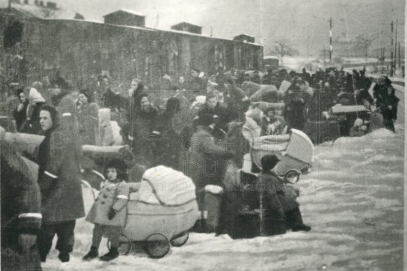 Odsun německých obyvatel v roce 1946.